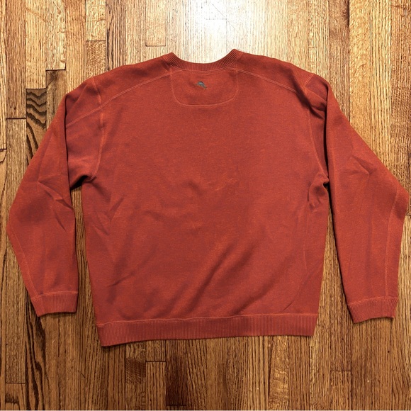 Tommy Bahama Crewneck Sweater Orange XL - Picture 3 of 8